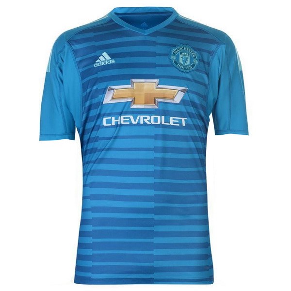 Maillot Football Manchester United Gardien 2018-19 Bleu